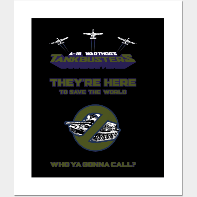 Warthog's Tankbusters Wall Art by CreativeWear